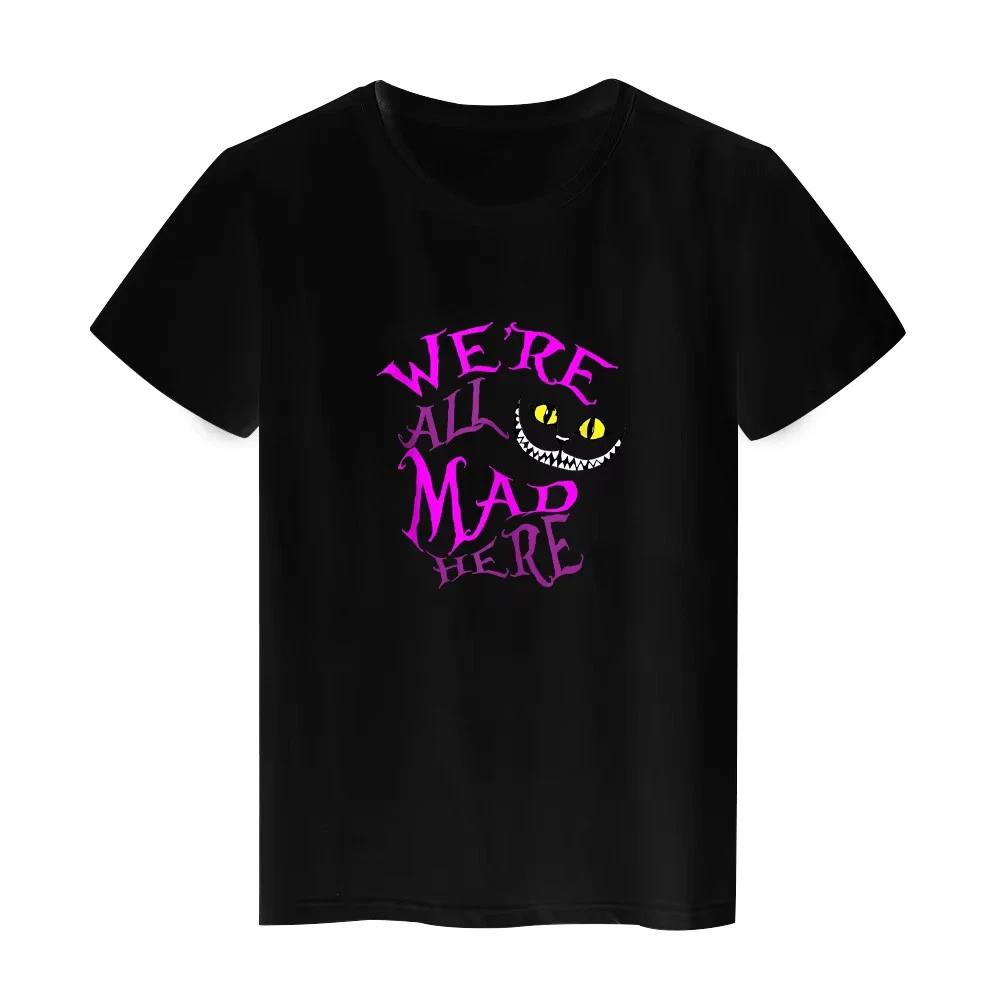 Fun Cat Cute Alice In Wonderland Tshirt Unisex Unisex Unisex 8 S