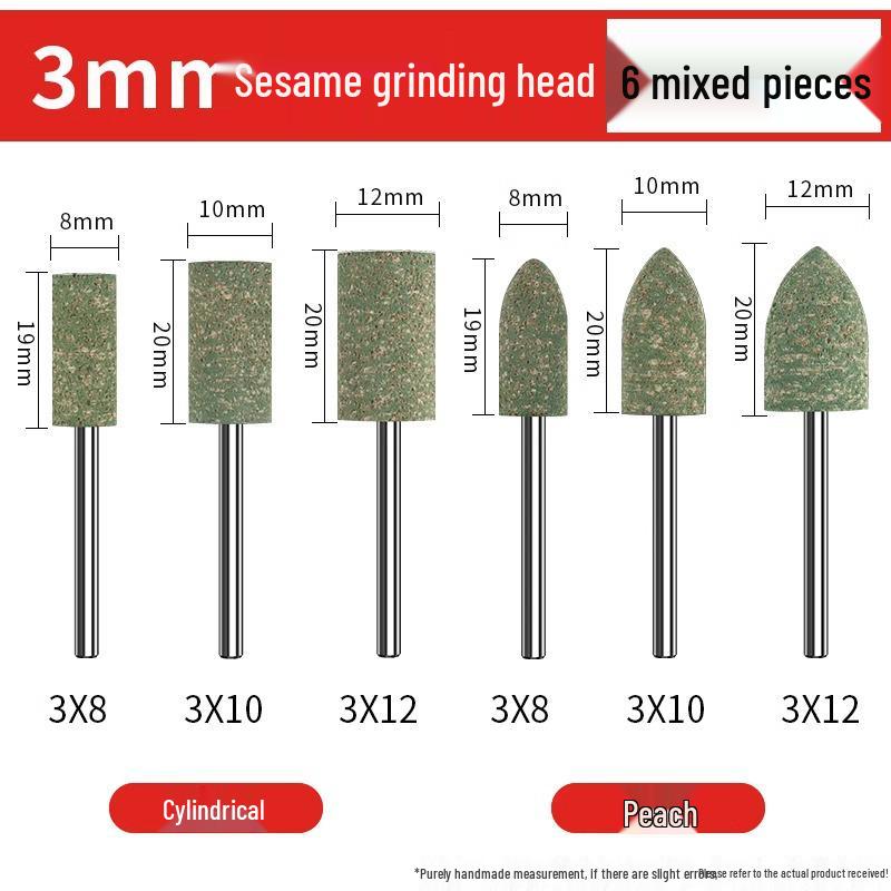 Sapphire Grinding Head: 3mm Electric Grinder Wheel for Metal Rust Removal and Polishing