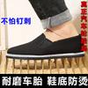 Cloth Shoes Men's Spring Work Black Lasagna Cloth Shoes Black Cloth Shoes