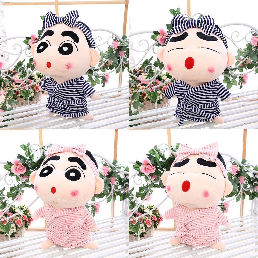 Shin Crayon Chan Plush Toy Bathrobe Multi Expression Stuffed Doll Gift Girl