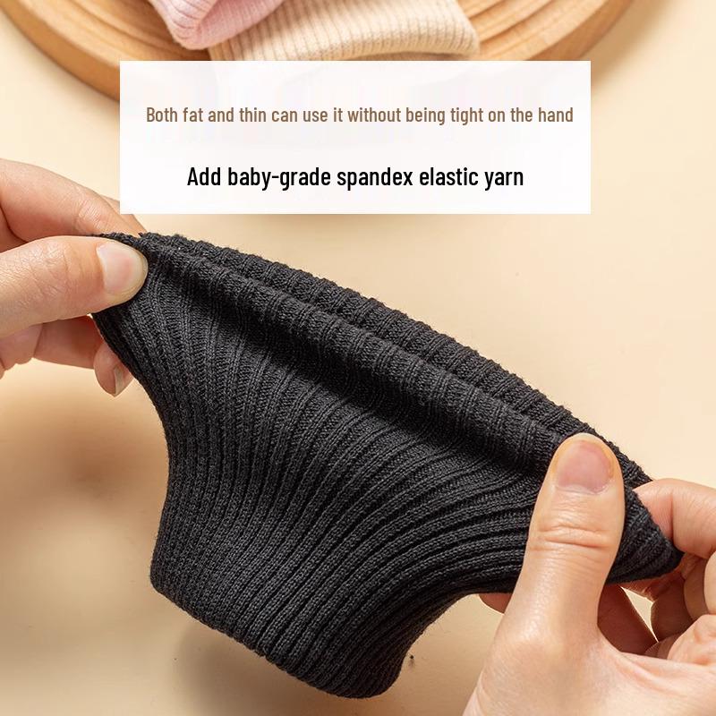 Elastic Trim Ribbed Cuffs for Children's Down Jackets and Pants