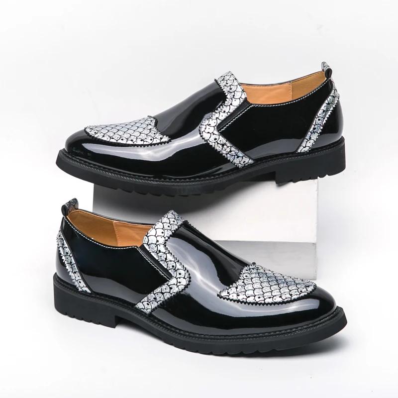 Fashion Leather Men Dress Shoes Classic Formal Leather Shoes for Men Formal Office Work Shoe Men Party Oxfords Business Zapatillas Male