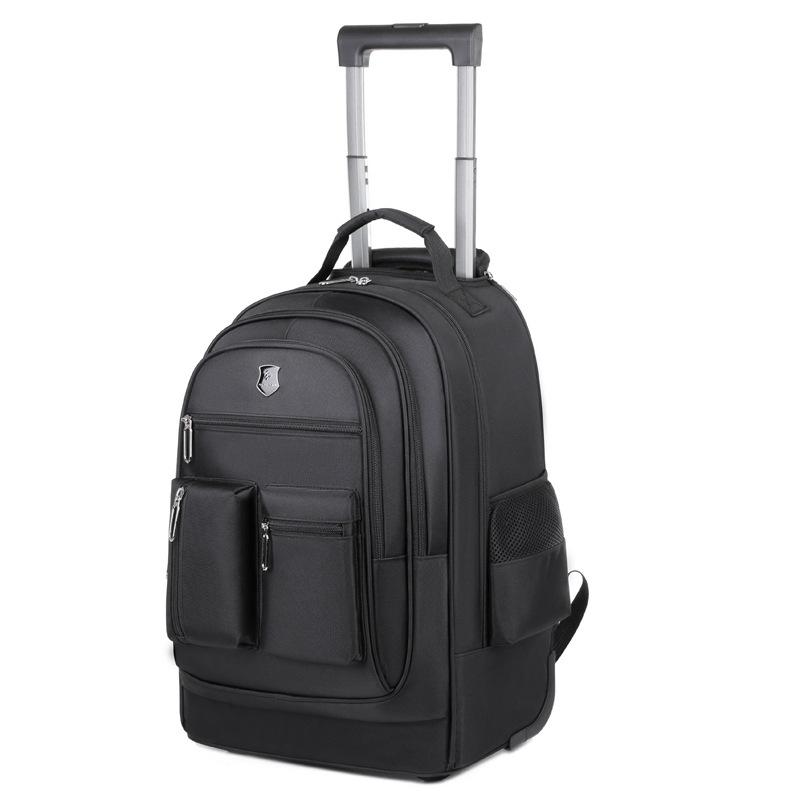 New Pull Rod Backpack Multifunctional Travel Bag Large Capacity Business Travel Luggage Bag Student Backpack Computer Bag