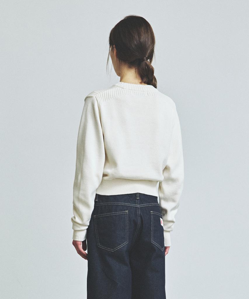 KNITTED (W) Minimal And Round Knit Ivory