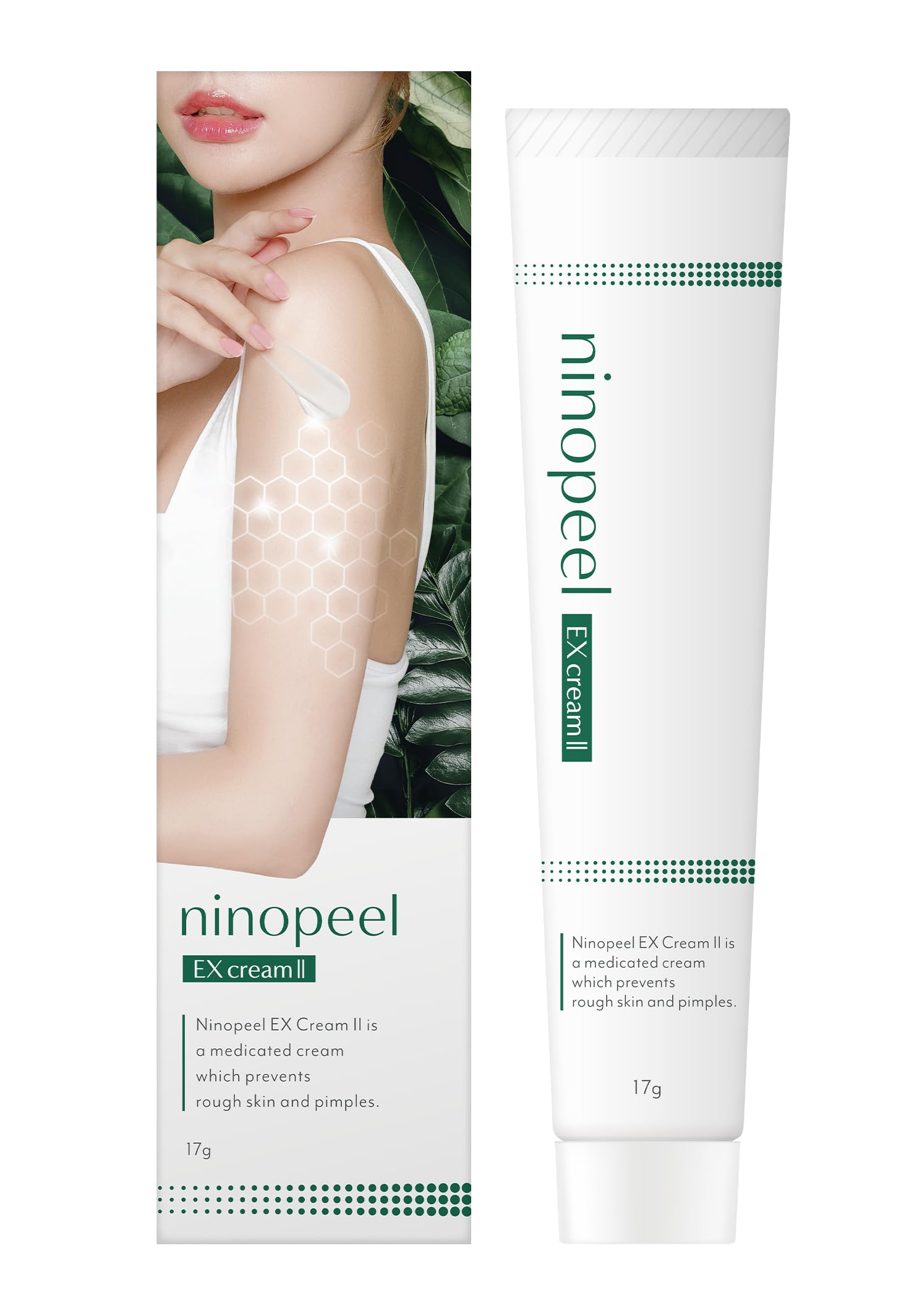 

Nino Peel EX Cream II Крем для тела 17 г Верхняя шершавая кожа бедер [Квазилекарственное средство] руки, бугорки, кожа, кожа,