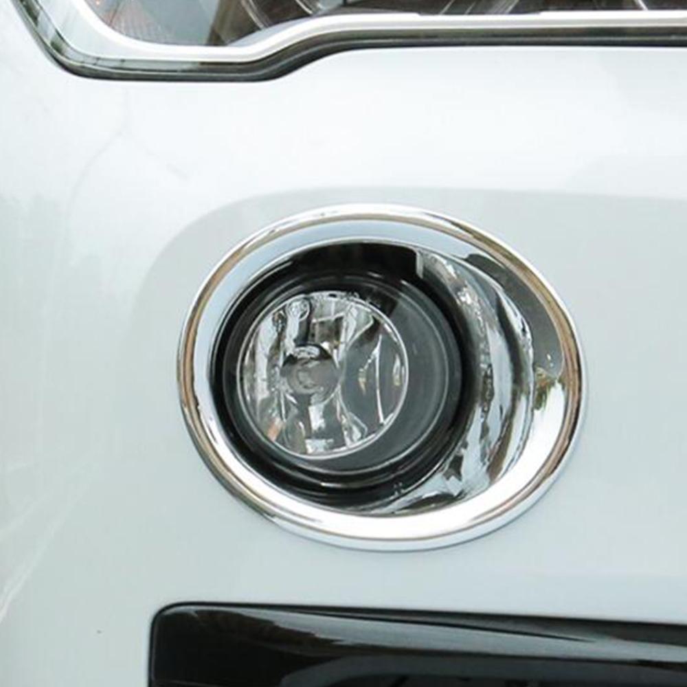 Car Front Fog Lamp Trim for BMW X1 F48 2016 2017 2018 2019 2Pcs/set Fog Light Cover Decorative Sticker Styling Accessories