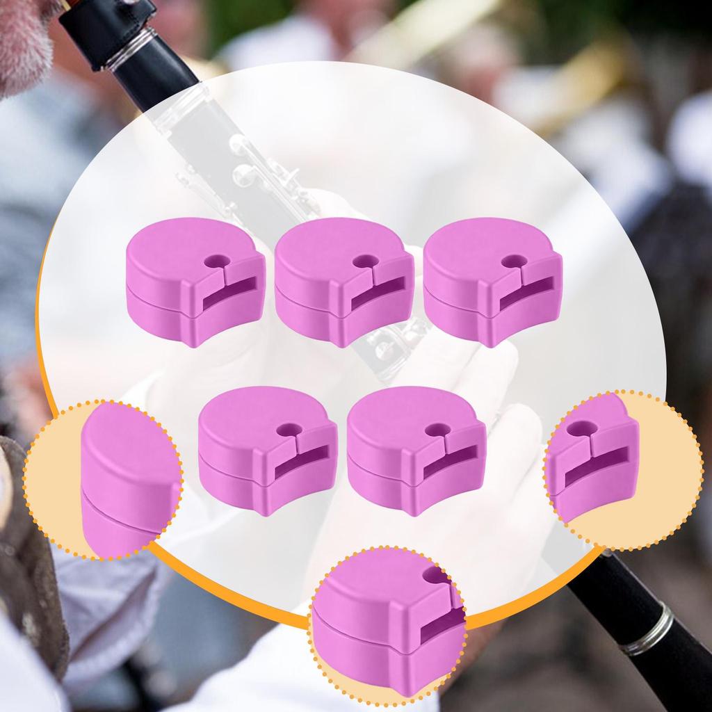 5 Pieces Clarinet Thumb Finger Rests for Woodwind Instrument Replacement Hand Supports