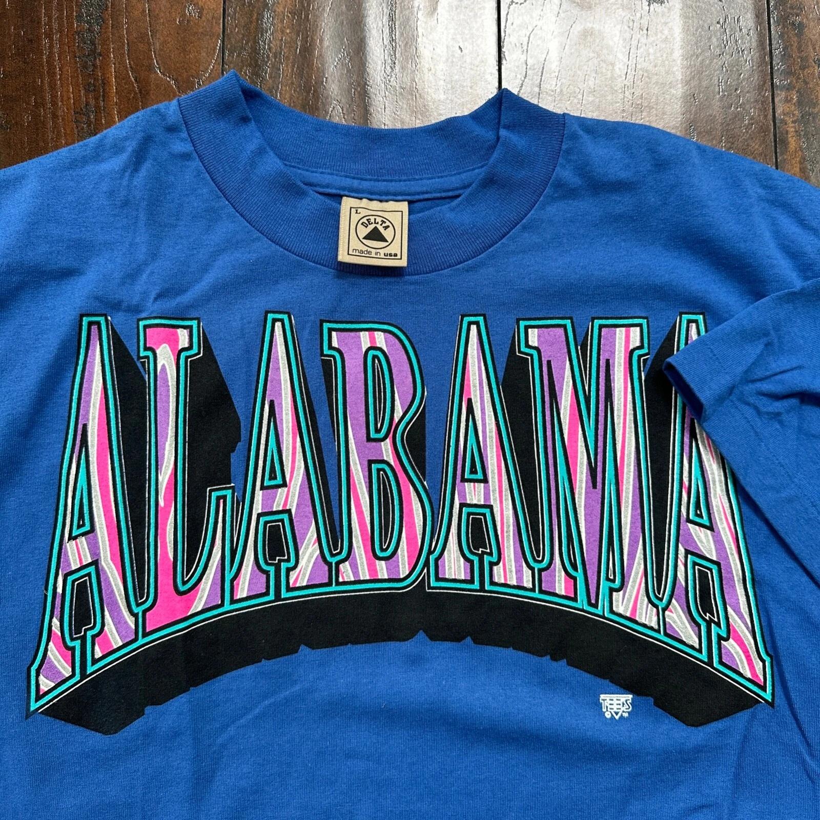 

Alabama VTG T Shirt Band Rock Travel USA Delta Country Music Blue Single Stitch 4XL