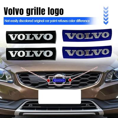 Emblema de Grelha Frontal de Metal para Carro Autocolante de Volante Emblema Interior de Carro Para Xc60 Xc90 V40 V60 S60 V50 V90 S80 Acessórios