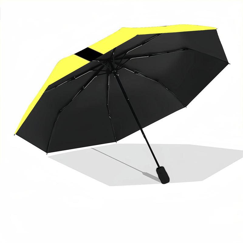 1pc Neutral Expression Icon Automatic Umbrella - Automatic Opening And Closing, Sturdy Iron Frame, Formal Occasions Yy251018172