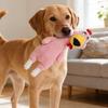 Indestructible Plush Dog Toy for Aggressive Chewers Interactive Squeaky Soft Stuffed Chicken Shaped Dog Chew Toy for Small Medium Large Dogs