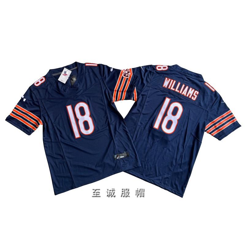 Chicago Bears Jersey de Fútbol Retro Vintage para Hombre Algodón Bordado Mezcla Ropa Deportiva para Aficionados