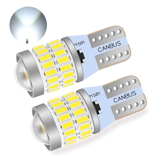 

Briteye новейший объектив T10 светодиодный белый супер яркий габаритный фонарь 360° без слепых зон облучения оснащен 36 светодиодными чипами неполярный 6500K W5W светодиодный бу