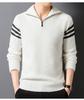 Autumn And Winter Half Zipper Comfortable Sweater Soft Lapel Casual Sweater Men'S Fashion Premium Thermal Jacket