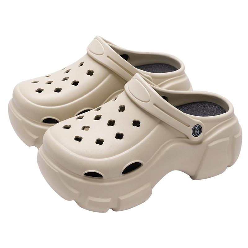 Summer Women Clogs Shoes Beach EVA Thick Bottom Sandals Fashion Comfortable Clogs Shoes Indoor Outdoor Ladies Hole Shoes