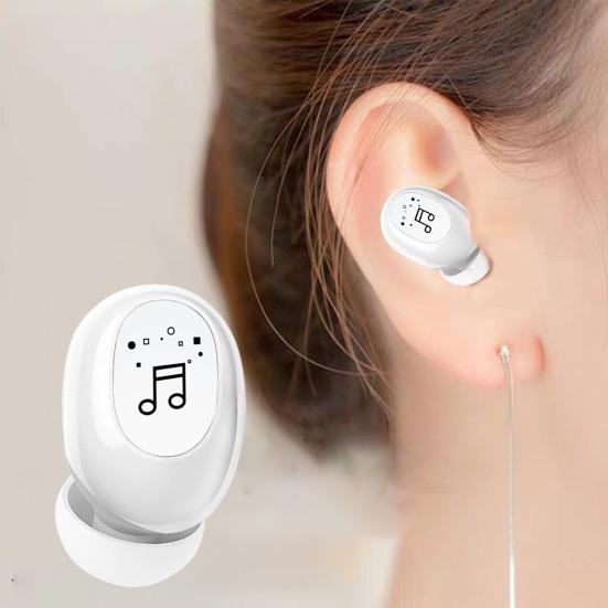Bezdrátová sluchátka F911 Bezbariérová vysoce věrná ergonomická kompatibilní s Bluetooth 5.0 Mini Invisible True Wireless Stereo sluchátka pro řízení