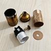 DIY Vintage E27 Lamp Base Copper holder With Switch Edison Vintage Lighting Screw Socket Antique Aluminum Lamp Holder Fixture