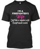 I M A Firefighter S Wife T Premium TShirt Size S To 5xl