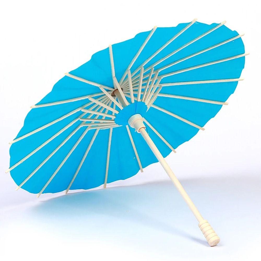 1Pcs Colored Paper Umbrella Photography Prop  for Baby Shower Anniversary Wedding Birthday