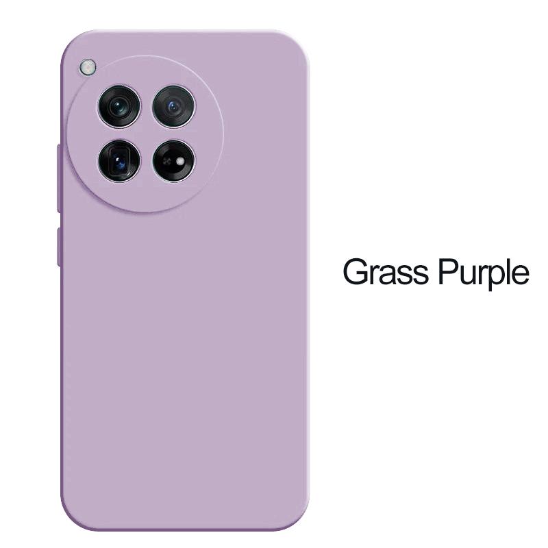 Für Für OnePlus 12 Hülle Stoßfest Quadratisch Flüssigsilikon Weiche Hülle Für OnePlus 12 One Plus 12 OnePlus12 5G Handyhülle Coque Fundas