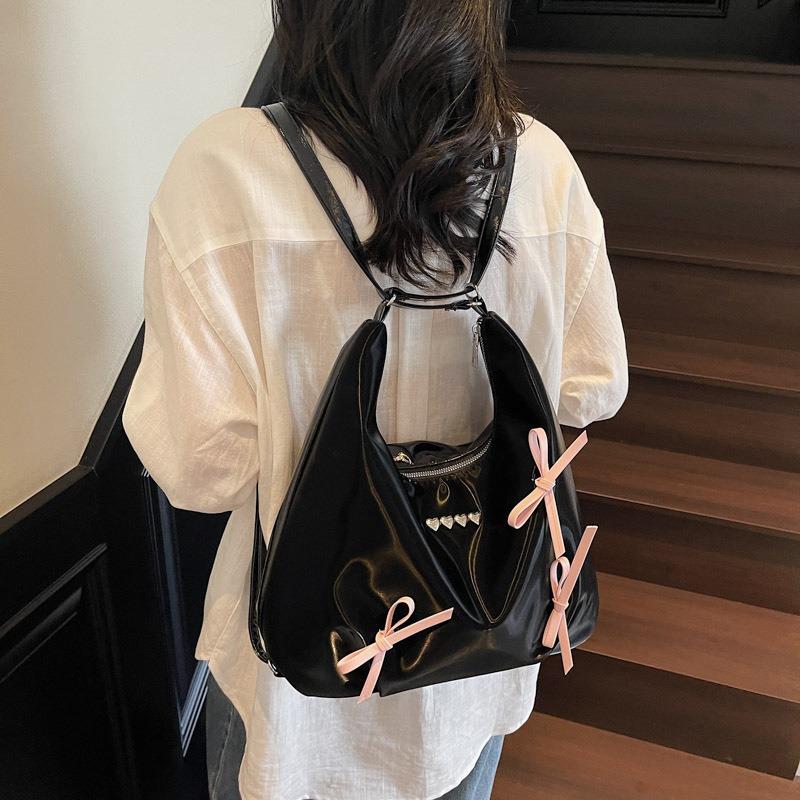 Bag Large Capacity Bag Women's Summer New Bow Shoulder Bag Crossbody Fashion Commuter Backpack