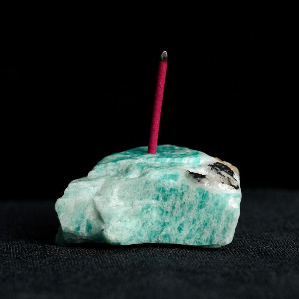 Unique Crystal Stone Incense Holder Natural Incense Base Incense Sticks Burner Crystal Incense Censer Fresh Air