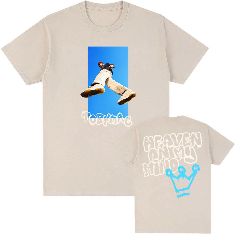 TOBYMAC Heaven on My Mind Tee Unisex Streetwear Singer Fashion Graphic Printing T-shirt Short Sleeve Cotton T Shirt