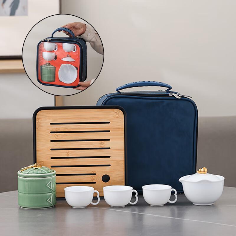 Hongyu Fulu Ceramic Tea Set