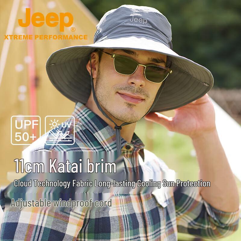 JEEP Men s Outdoor Sun Protection Fishing Hat