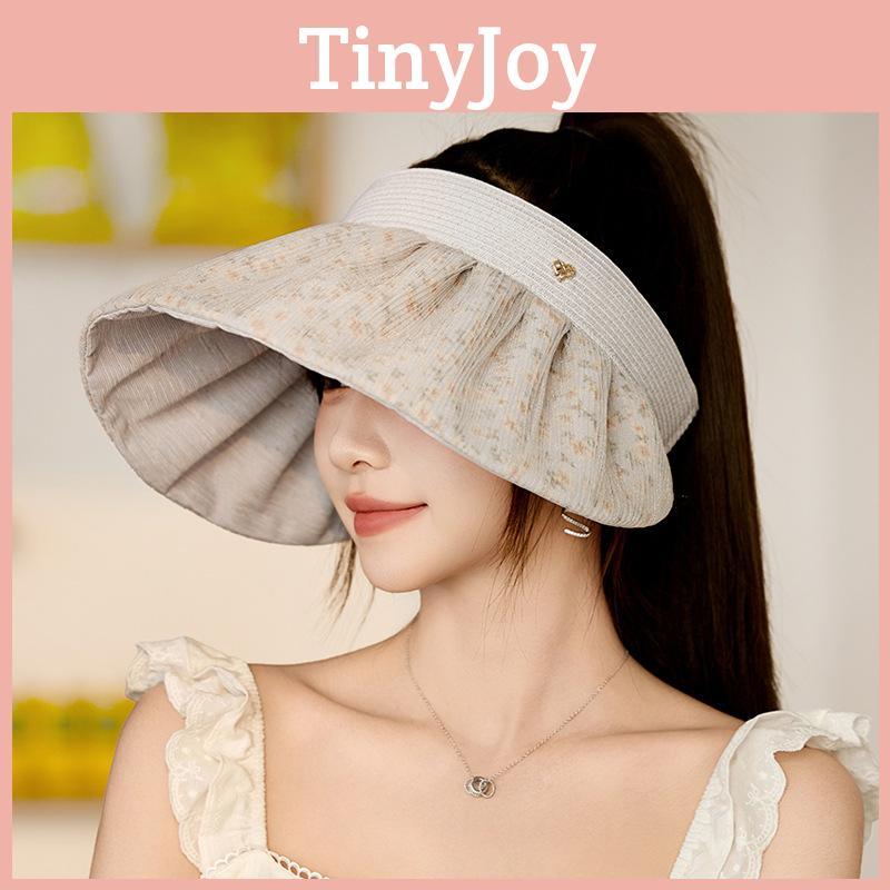 Female Sun Hat With Large Brim And Breathable Polyester For Summer Outdoor Shade