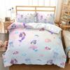 3D Print Mermaid Bedding Set Soft Comforter Cover With 1/2pcs Pillow Shams For Kids Adults Microfiber Girl Kids Quilt Cover