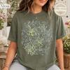 Cottagecore Oktopus Shirt, Botanisches Meeresleben T-Shirt, Whimsigoth Ozean T-Shirt, Vintage Comfort Colors T-Shirt, Tier Vintage Shirt, Oktopus T-Shirt