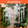 Holiday Christmas Tree Decor Snowflake Hangings Ornaments Acrylic Material For Seasonal Celebrations