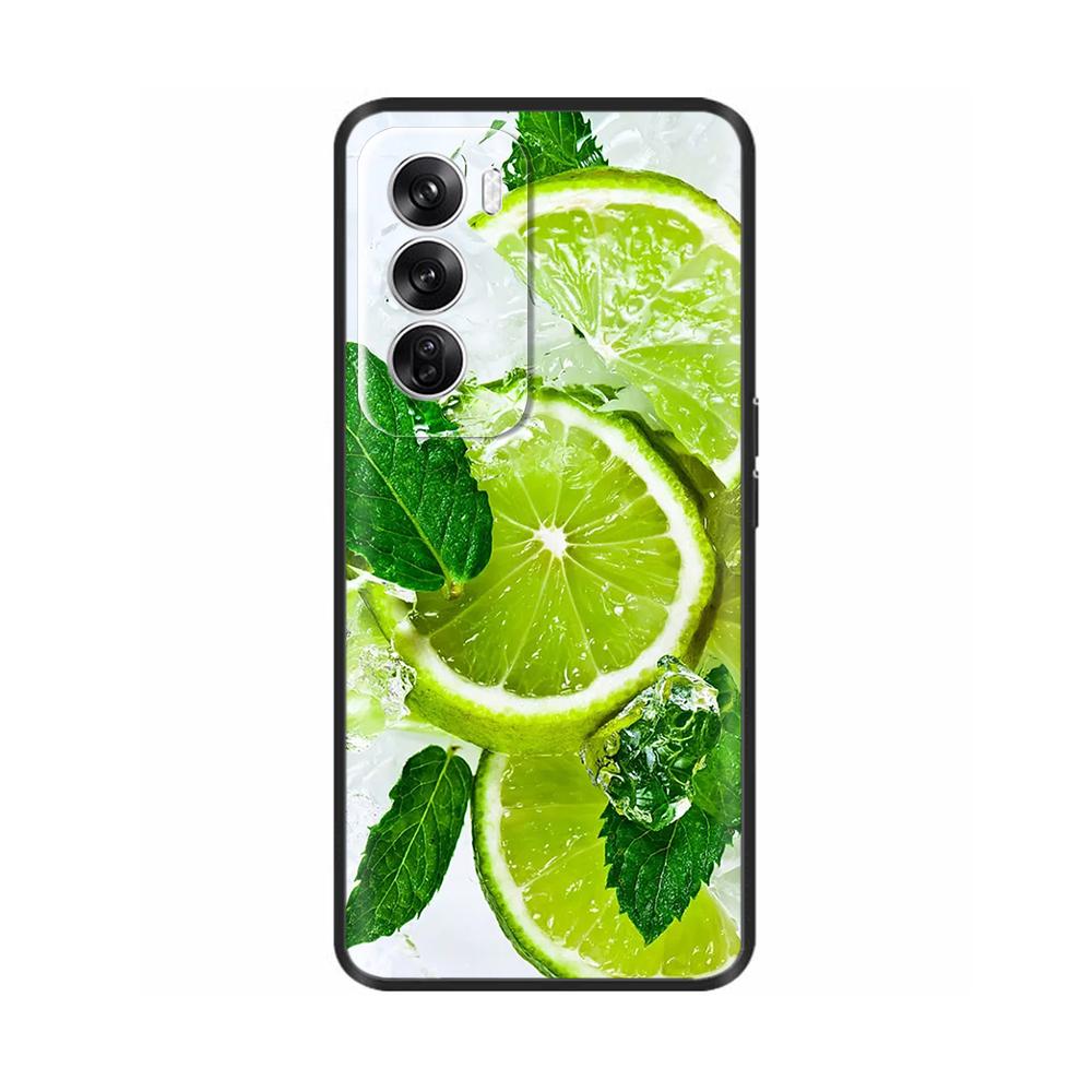 For OPPO Reno12 Reno 12 Pro 12Pro Case Silicon Phone Back Cover for OPPO Reno 12 Cases Reno12 Pro Soft Black Bumper Coque Para