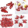 Butterflies Decorations For Tinsel Crafts Wire Butterfly Decor Butterfly Glitter Wedding Decorative Removable