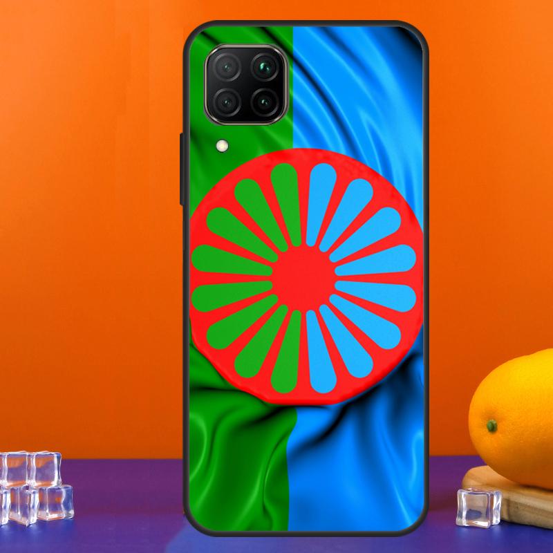 Gypsy Romani Roma Flag For Huawei Nova 12s 12i 11i 8i 9 10 SE Y91 Y90 Y60 Y70 Y72 Y61 P20 P40 Lite P30 P60 Pro Case