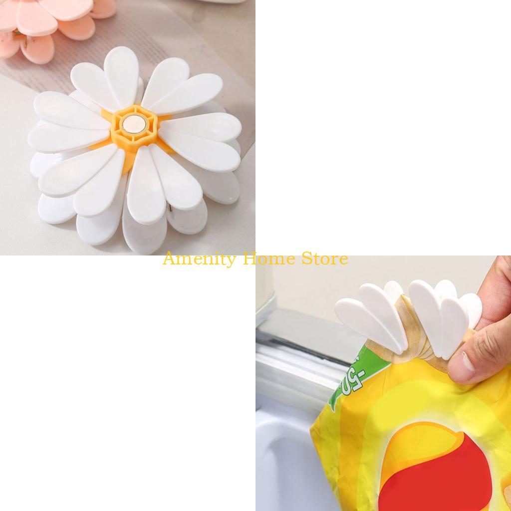 F26C Decorative Refrigerator Clip For Food Storage Magnetics Little Daisys Designs Strong Materials Spring Iron Construction