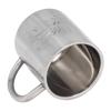220ML Stainless Steel Mugs Easy to Clean Double Walled Coffee Mugs with Comfortable Handle for Office Student Children