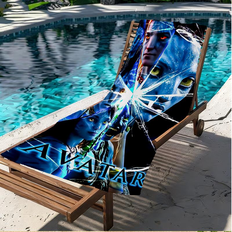 Avatar Print Beach Towel, Versatile Lightweight Absorbent Beach Towel for Pool Surf Yoga Bathroom, Perfect Birthday Holiday Gift