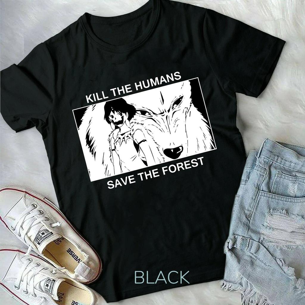 T-shirt Principessa Mononoke Hayao Miyazaki Studio Ghibli Maglietta Unisex