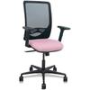 Zulema - Chaise De Bureau Ergonomique Avec Mécanisme Synchrone, Accoudoirs 2D - Dossier En Maille Respirante De Couleur Noire Et