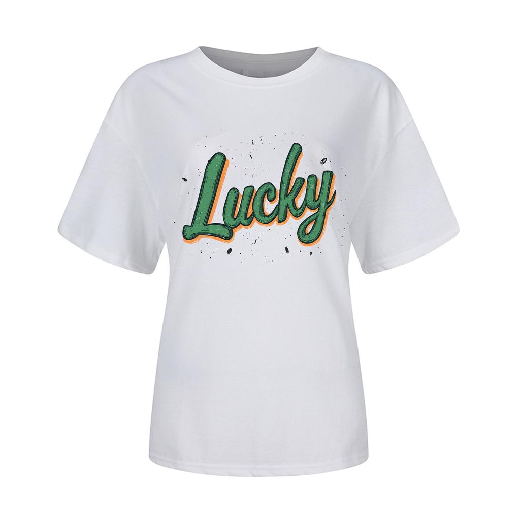 Unisex St. Patrick's Day Grafik Kurzarm