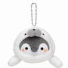 Adorable Plush Whale And Penguin Keychain Soft Fluffy Animal Toy Gift