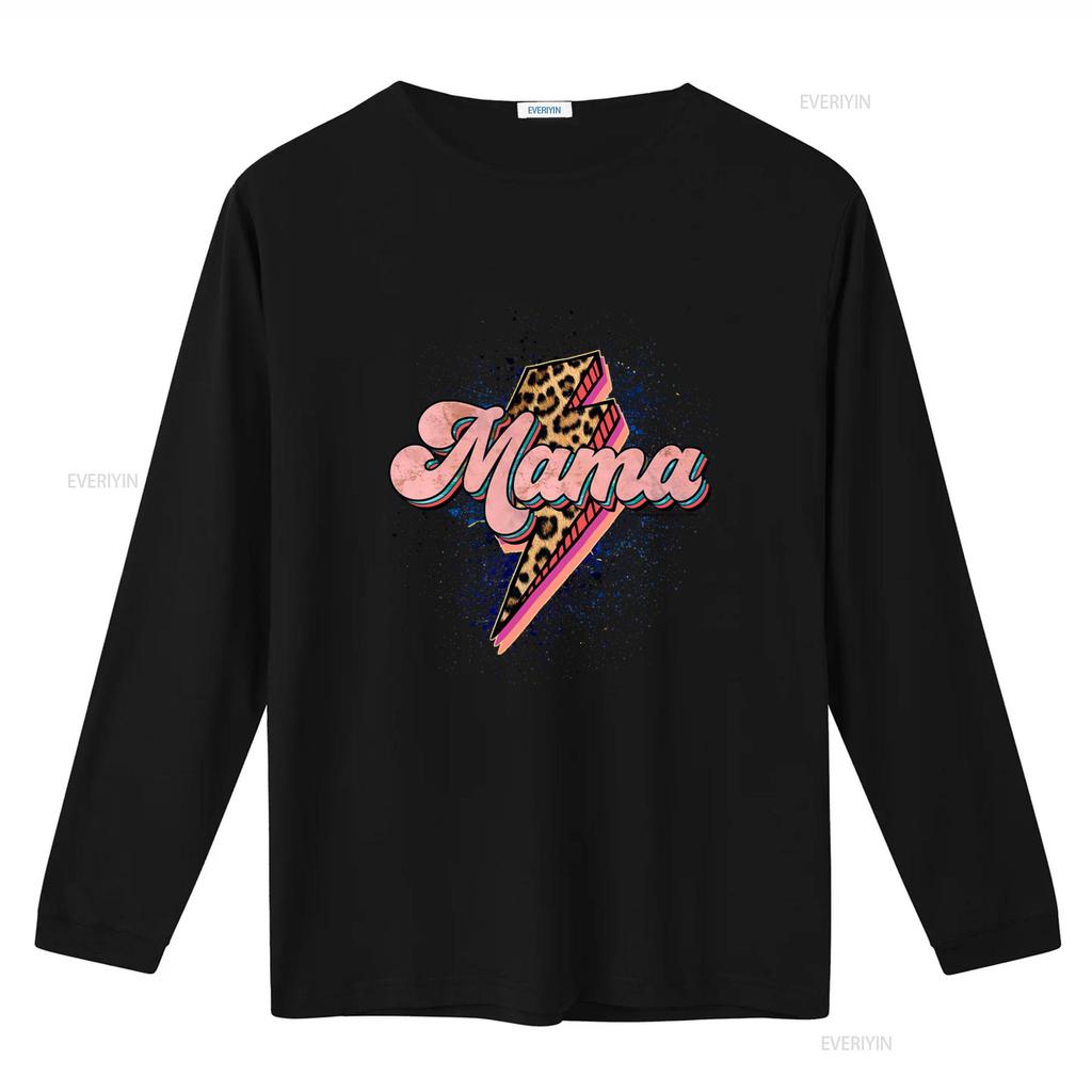 Mama Leopard Bolt T Shirt 1979 Cotton Cool for Fashionable Moms vintage Washed Unisex Stylish Breathable designer clothes
