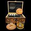 Set Cadou Piatre Whiskey, 2 Pahare, 6 Piatre Whiskey, Clește de Gheață, Pahare Whiskey Reutilizabile, Cadou pentru Bărbați Cadou de Ziua Tatălui, Kit Petrecere Bar