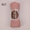 Muslim Women Solid Color Scarf Shawl Cotton Crinkle Hijab