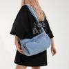 Denim Shoulder Bag Women's Crossbody Bag Commuter Large Capacity Underarm Bag