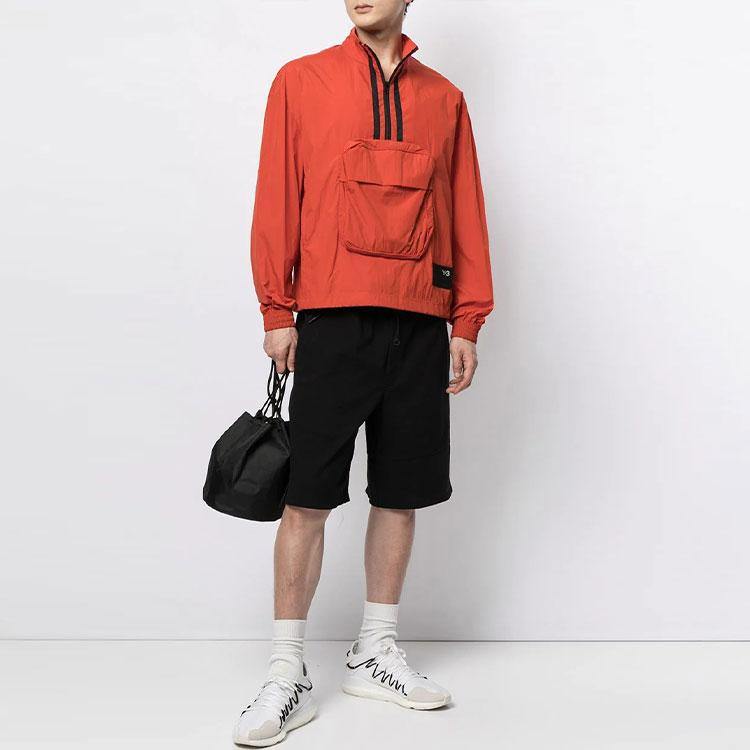 Y-3 SS21 Logo Solid Color Drawstring Loose Shorts Men shorts Black GV4211