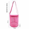 Portable Shelling Collecting Tools Beach Mesh Bag Extra-Large Adjustable Straps Beach Storage Bags Net Backpack Bags Beach
