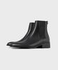 Firenze Atelier High Ankle Line Slim Toe Chelsea Boots 3342 [Black Fg]